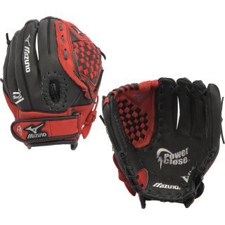 MIZUNO 11 Prospect Youth Baseball Glove   Size 11reg, Smoke/red