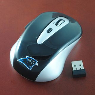 Wild Sports Carolina Panthers Wireless Computer Mouse (FMN 104)