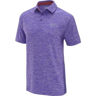 UNDER ARMOUR Mens Elevated Heather Short Sleeve Golf Polo   Size Large,