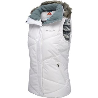 COLUMBIA Womens Lay D Down Vest   Size Xl, White