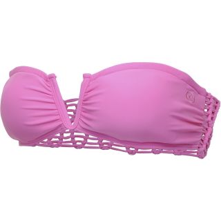RIP CURL Womens Safari Sun Bandeau Swimsuit Top   Size Large, Pink