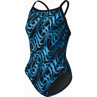 Dolfin Talon V 2 Back Swimsuit Womans   Size 34, Talon Blue (9518L 345 34)