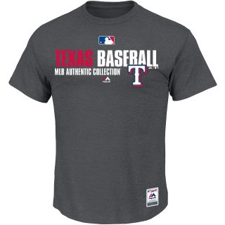 MAJESTIC ATHLETIC Mens Texas Rangers Team Favorite Short Sleeve T Shirt   Size