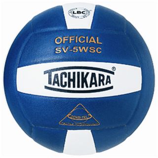 Tachikara Indoor Composite Volleyball, Navy/white (SV5WSC.NYW)