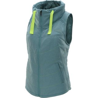 THE NORTH FACE Womens Pseudio Puff Vest   Size Medium, Mineral Blue