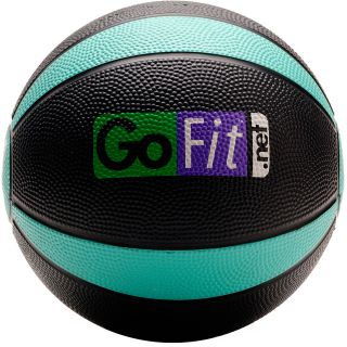 GoFit Ultimate Rubber Medicine Ball with DVD   4 LB (GF MB4)