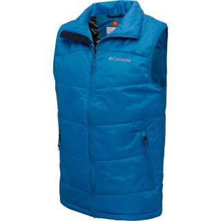 COLUMBIA Mens Shimmer Me Timbers Vest   Size Medium, Compass Blue