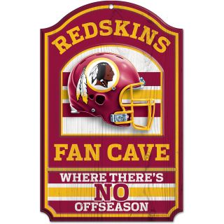 Wincraft Washington Redskins Fan Cave 11x17 Wooden Sign (06142010)