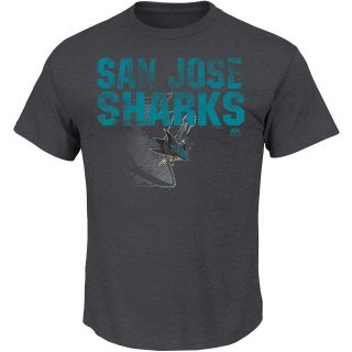 MAJESTIC ATHLETIC Youth San Jose Sharks Pumped Up Short Sleeve T Shirt   Size