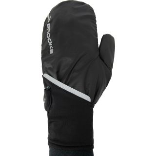 BROOKS Mens Adapt Running Gloves   Size Medium, Black