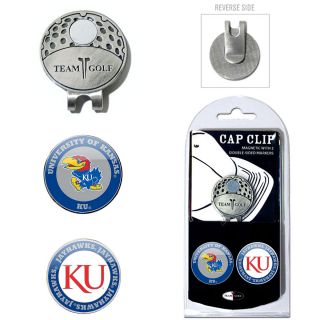 Team Golf University of Kansas Jayhawks 2 Marker Cap Clip (637556217479)