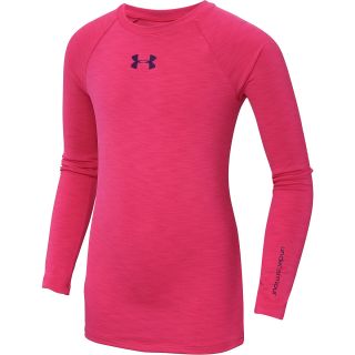 UNDER ARMOUR Girls Evo ColdGear Fitted Crew Long Sleeve T Shirt   Size Large,