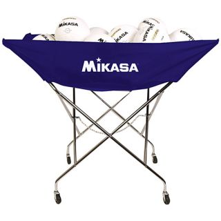 Mikasa Hammock Style Volleyball Cart, Navy (BCH NAV)