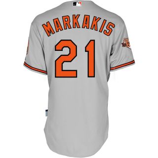 Majestic Athletic Baltimore Orioles Authentic 2014 Nick Markakis Road Cool Base