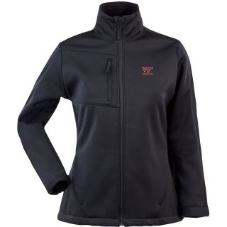 Antigua Womens Virginia Tech Hokies Traverse Fleece Back Full Zip Jacket  