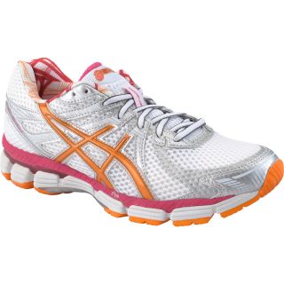 ASICS Womens GT 2000 Running Shoes   Size 7.5, White/orange