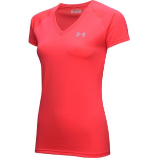 UNDER ARMOUR Womens UA Tech Short Sleeve V Neck T Shirt   Size Medium, Knock