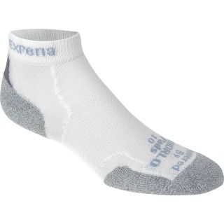 THORLO Adult Experia Running Socks   Size Small, White