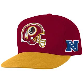 NFL Team Apparel Youth Washington Redskins Helmet Logo Snapback Team Color Cap  