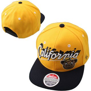 Zephyr California Golden Bears Shadow Script 32/5 Adjustable Hat (CALSSC0010)