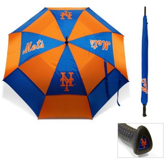 Team Golf MLB New York Mets 62 Inch Double Canopy Golf Umbrella (637556967695)