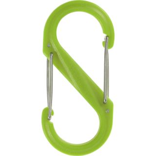 NITE IZE Strong Plastic S Biner   25 Pounds   Size 4, Lime