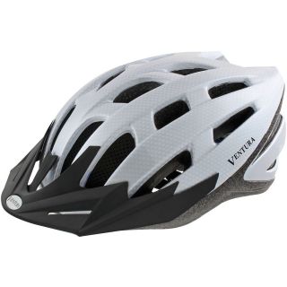 Ventura Adult Cycle Helmet   Size Medium, White Carbon (731434)