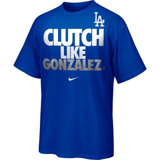 NIKE Mens Los Angeles Dodgers Clutch Like Gonzalez Player Legend Short 
