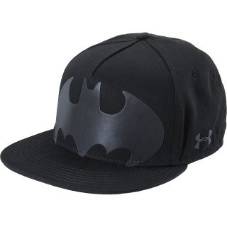 UNDER ARMOUR Mens Alter Ego Batman HeatGear Cap, Black/reflective