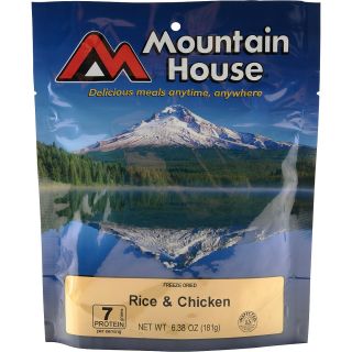 MOUNTAIN HOUSE Rice and Chicken Freeze Dried Food Pouch