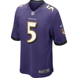 NIKE Mens Baltimore Ravens Joe Flacco Game Team Color Jersey   Size Xl,