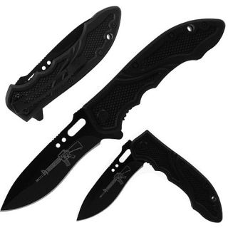 Black Blade Stainless Folder with Spring Assist 7.875 Knife (25 30045)