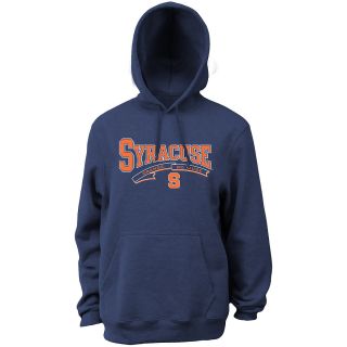 Classic Mens Syracuse Orange Hooded Sweatshirt   Navy   Size Medium, Syracuse