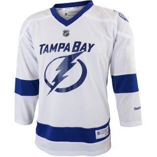 REEBOK Youth Tampa Bay Lightning White Replica Jersey   Size L/xl, White