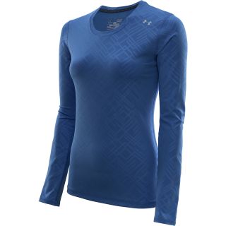 UNDER ARMOUR Womens HeatGear Sonic Printed Long Sleeve Top   Size XS/Extra