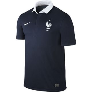 NIKE Mens 2013/14 France Stadium Replica Soccer Jersey   Size Small, Naval