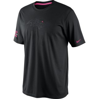 NIKE Mens Baltimore Ravens Breast Cancer Awareness Legend T Shirt   Size