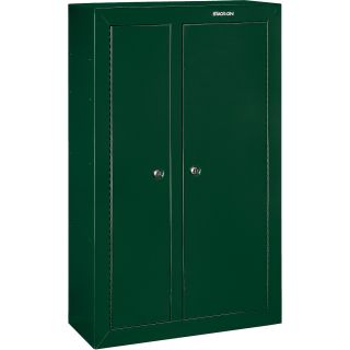Stack On 10 Gun Double Door Cabinet   Size Garage Delivery, Hunter Green (GCDG 