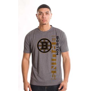 LEVELWEAR Mens Boston Bruins Punch Out Short Sleeve T Shirt   Size Large,