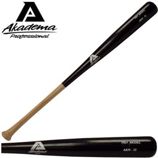 Akadema A843 Adult Wood Baseball Bat   Size 32 Inch, Black/natural (PERA843 32)