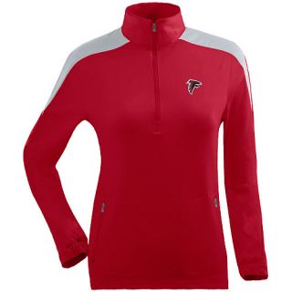 Antigua Womens Atlanta Falcons Succeed Front Fleece Half Zip Pullover   Size