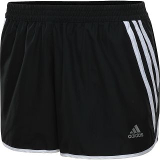 adidas Womens Questar 4 Running Shorts   Size Small, Black/white