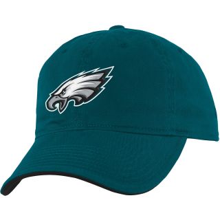 NFL Team Apparel Youth Philadelphia Eagles Basic Slouch Adjustable Cap   Size