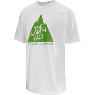 THE NORTH FACE Mens Alpine Peak Short Sleeve T Shirt   Size Small, White