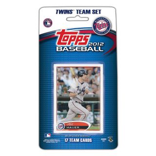 Topps 2012 Minnesota Twins Official Team Baseball Card Set of 17 Cards Blister