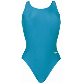 Dolfin Team Solid HP Back Swimsuit Womens   Size 34, Teal (7202L 148 34)