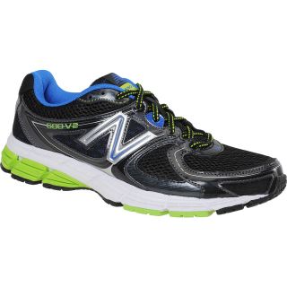 NEW BALANCE Mens 680V2 Running Shoes   Size 13d, Black/blue