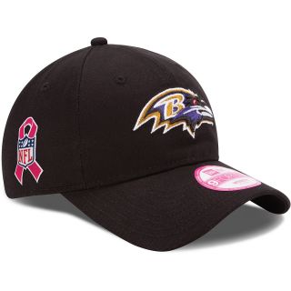 NEW ERA Womens Baltimore Ravens Breast Cancer Awareness 9FORTY Adjustable Cap,