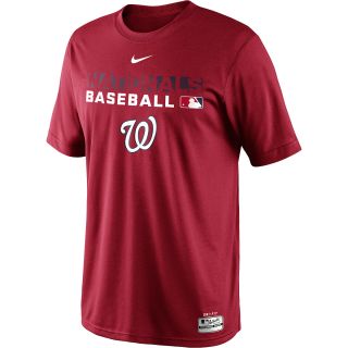NIKE Mens Washington Nationals Dri FIT Legend Team Issue Short Sleeve T Shirt  