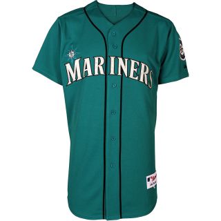 Majestic Athletic Seattle Mariners Blank Authentic Big & Tall Alternate Green